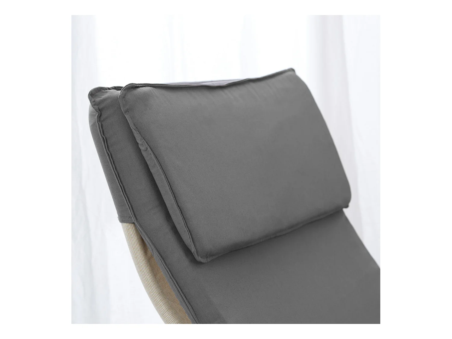 Relaxsessel 66,5x93x61,5 cm Grau Eames