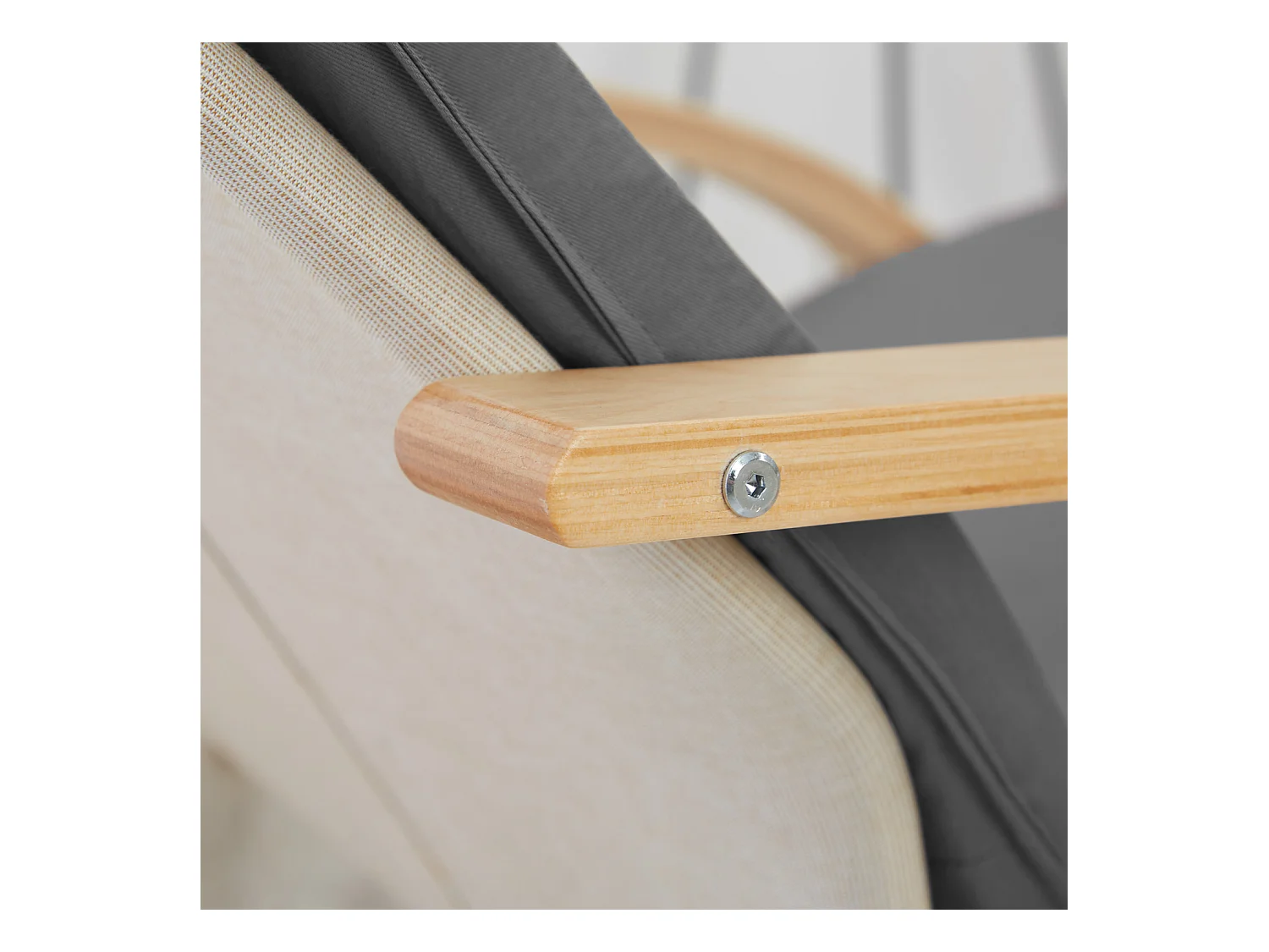 Relaxsessel 66,5x93x61,5 cm Grau Eames