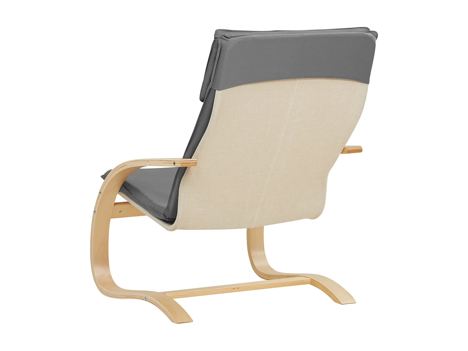 Relaxsessel 66,5x93x61,5 cm Grau Eames
