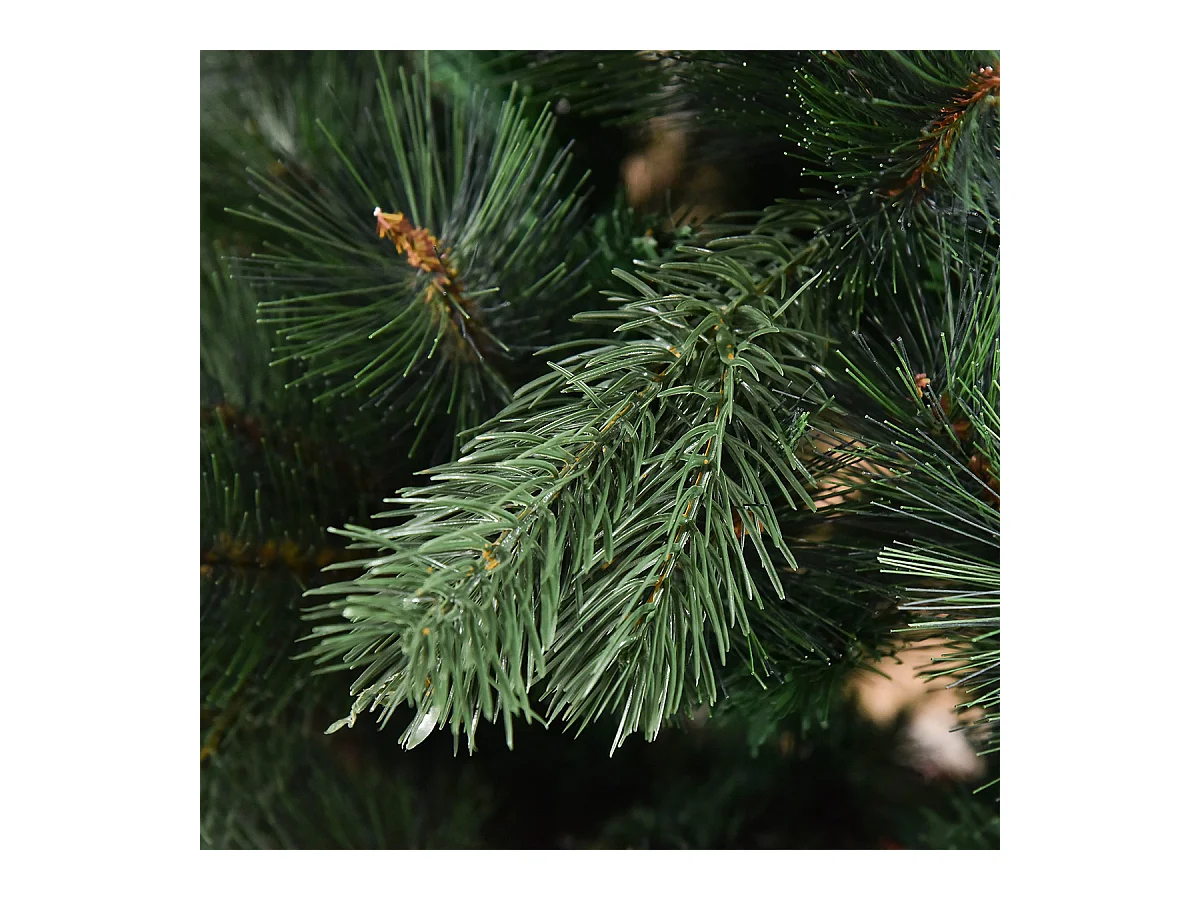 Weihnachtsbaum mit Realistisches Nadelkleid Künstliche Tanne Künstlichen Weihnachten Tannenbaum Ø90 x 180 cm Grün