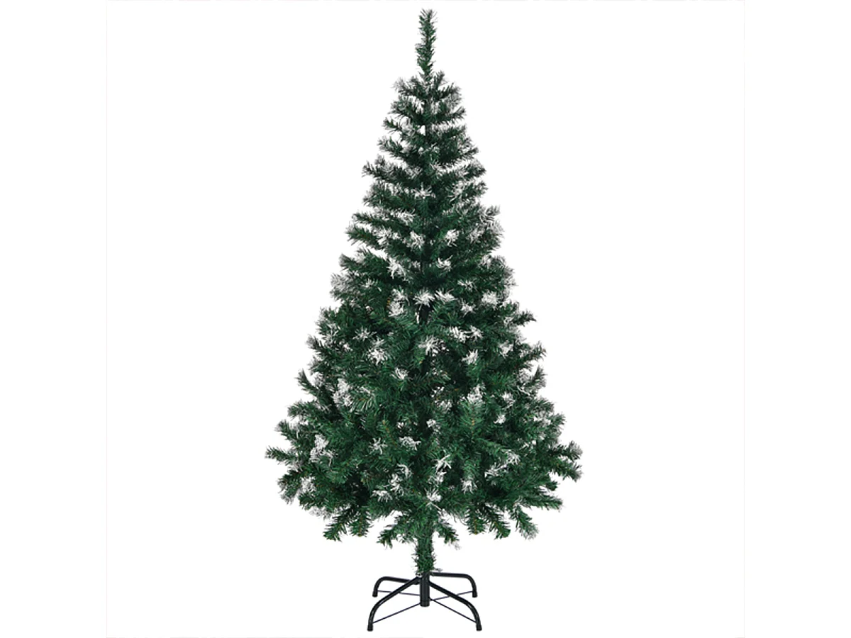 Weihnachtsbaum mit 480 Zweigen und stabilem Metallständer Künstlichen Weihnachten Tannenbaum 5 FT Grün