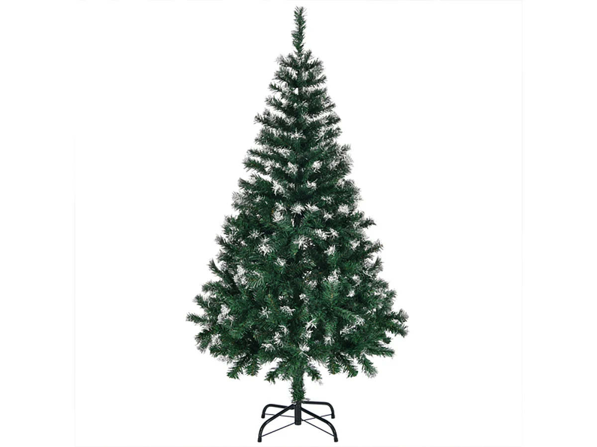 Weihnachtsbaum mit Schnee und 300 Zweigen Künstlichen Weihnachten Tannenbaum 4 FT Grün