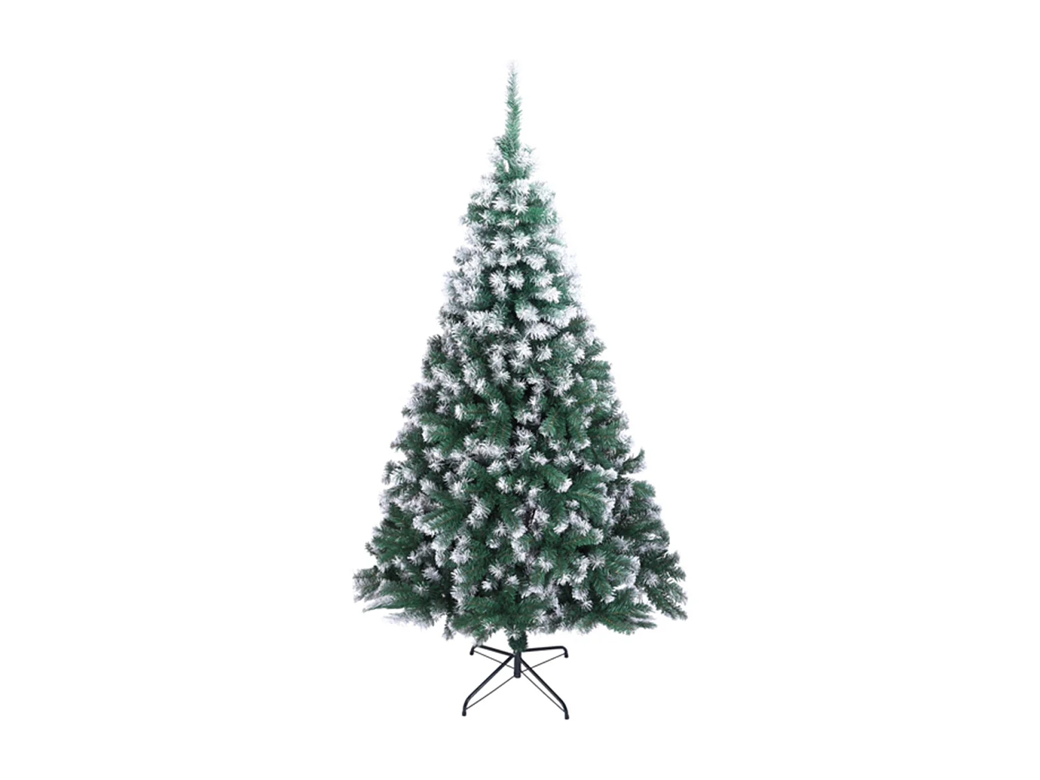 Weihnachtsbaum mit 870 Zweigen und Schnee Künstlichen Weihnachten Tannenbaum 7FT Grün