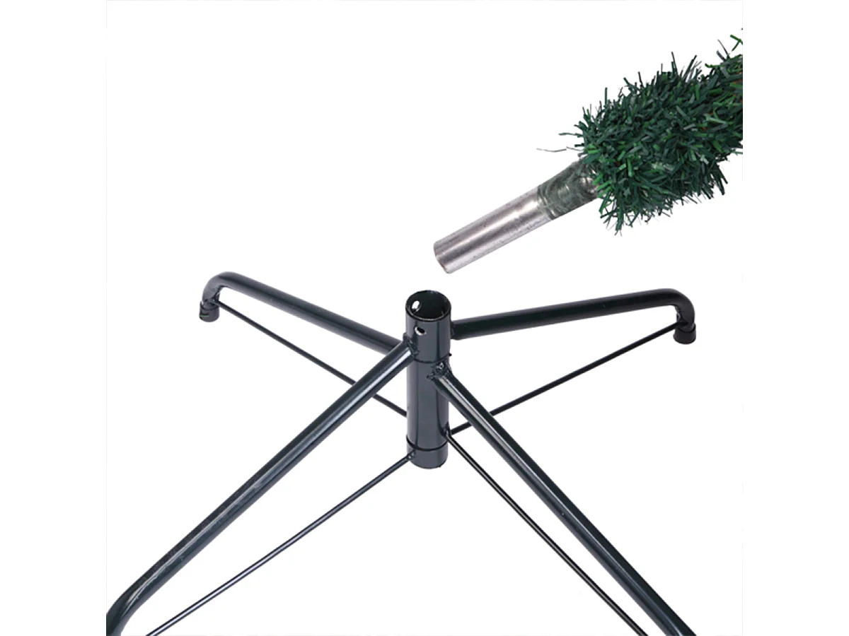 Weihnachtsbaum mit 870 Zweigen und Schnee Künstlichen Weihnachten Tannenbaum 7FT Grün