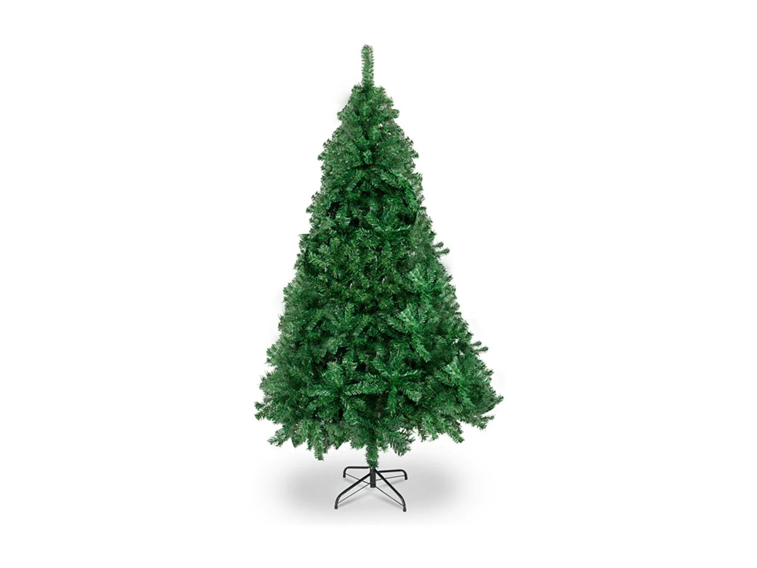 Weihnachtsbaum mit 650 Zweigspitzen und stabilem Metallständer Künstlichen Weihnachten Tannenbaum 6 FT Grün