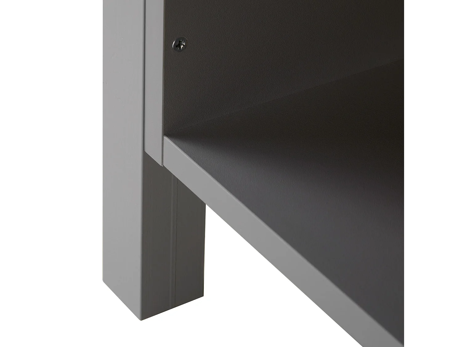 meuble TV 146,5x46,5x38 cm gris