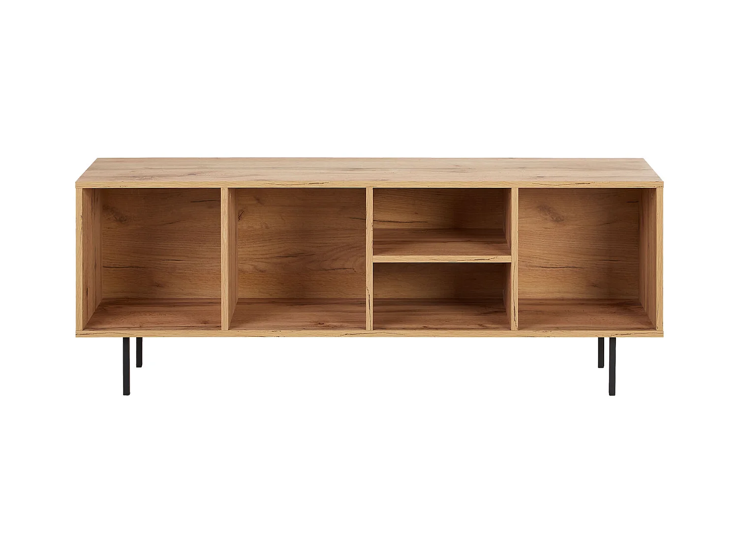 Szafka RTV 140x52x35,5 cm naturalne drewno dąb