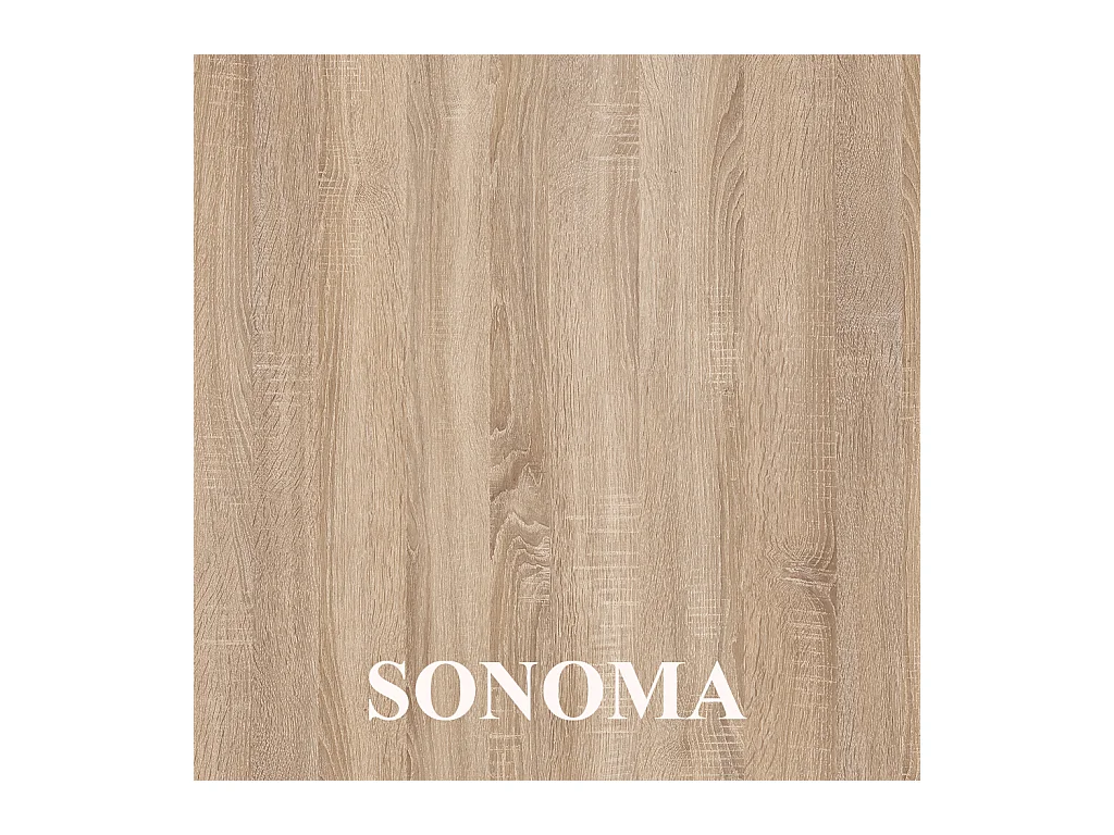 Table de salle à manger ronde LOFT, table à rallonges Diamètre : 100 cm/180 cm, couleur de la table basse : beige, avec pieds métalliques de couleur blanche