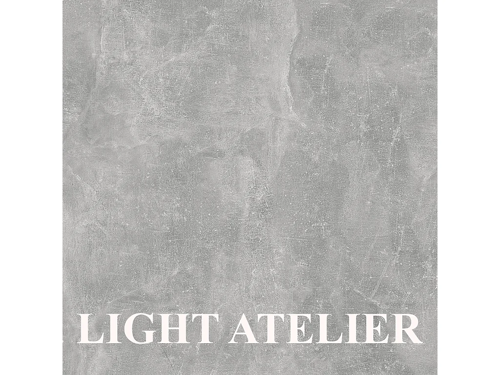 Table de salle à manger ronde BERGO, table à rallonges Diamètre : 90 cm/170 cm, couleur de la table basse : gris clair, avec pieds métalliques de couleur blanche