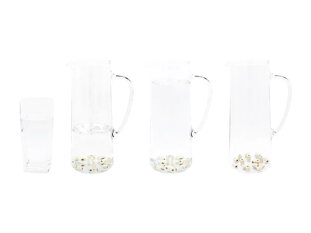 Tubes en Céramique Active pour Eau Fruits et Légumes - Sachet de 15