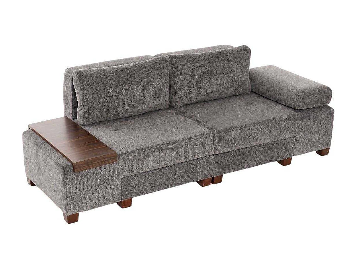 Canapé 3 places convertible en chenille Perenna