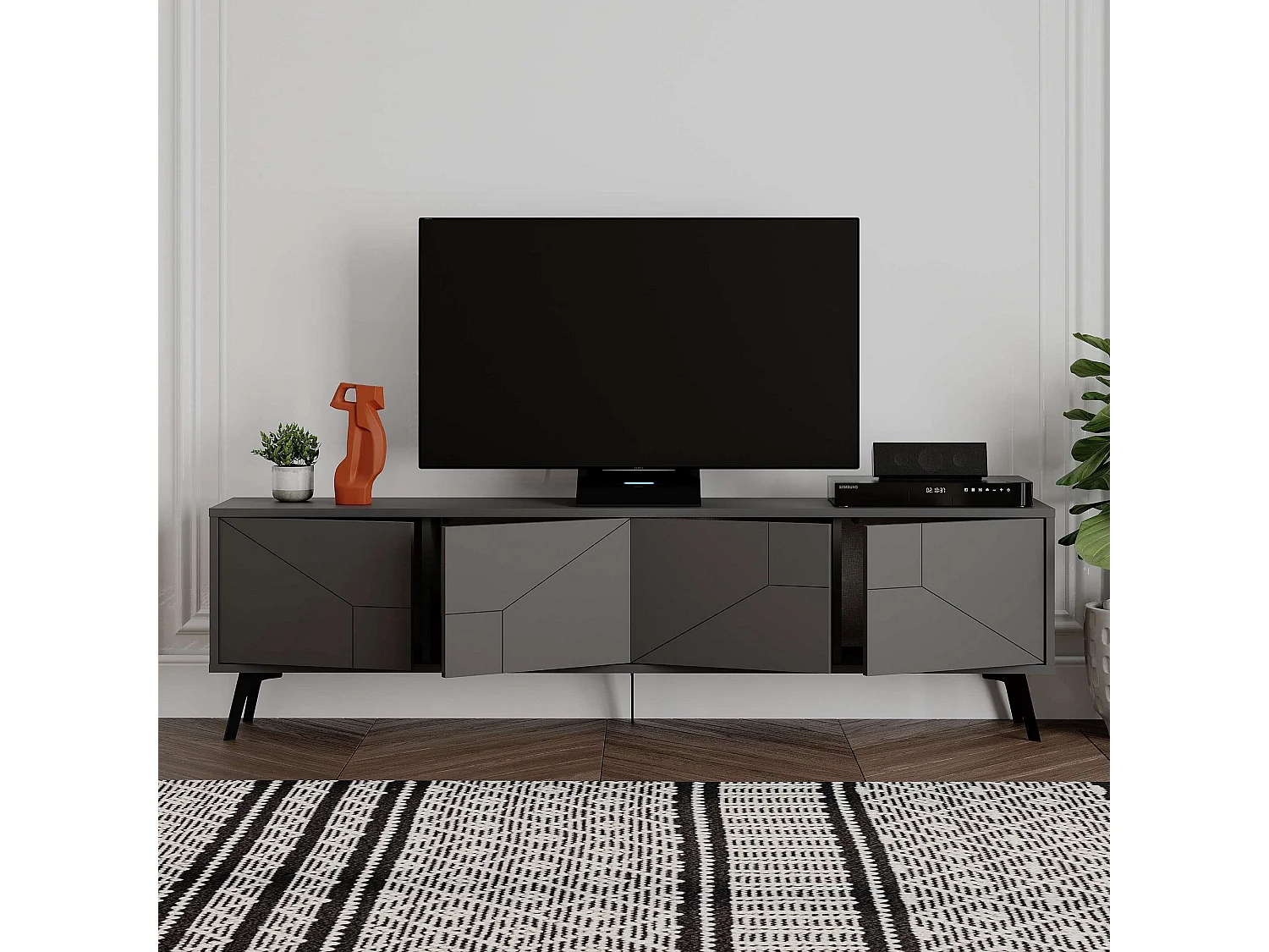 Meuble TV en aggloméré Dune