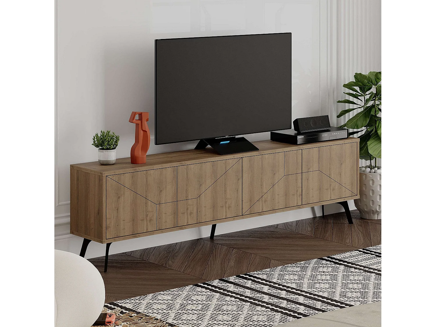 Meuble TV en aggloméré Dune