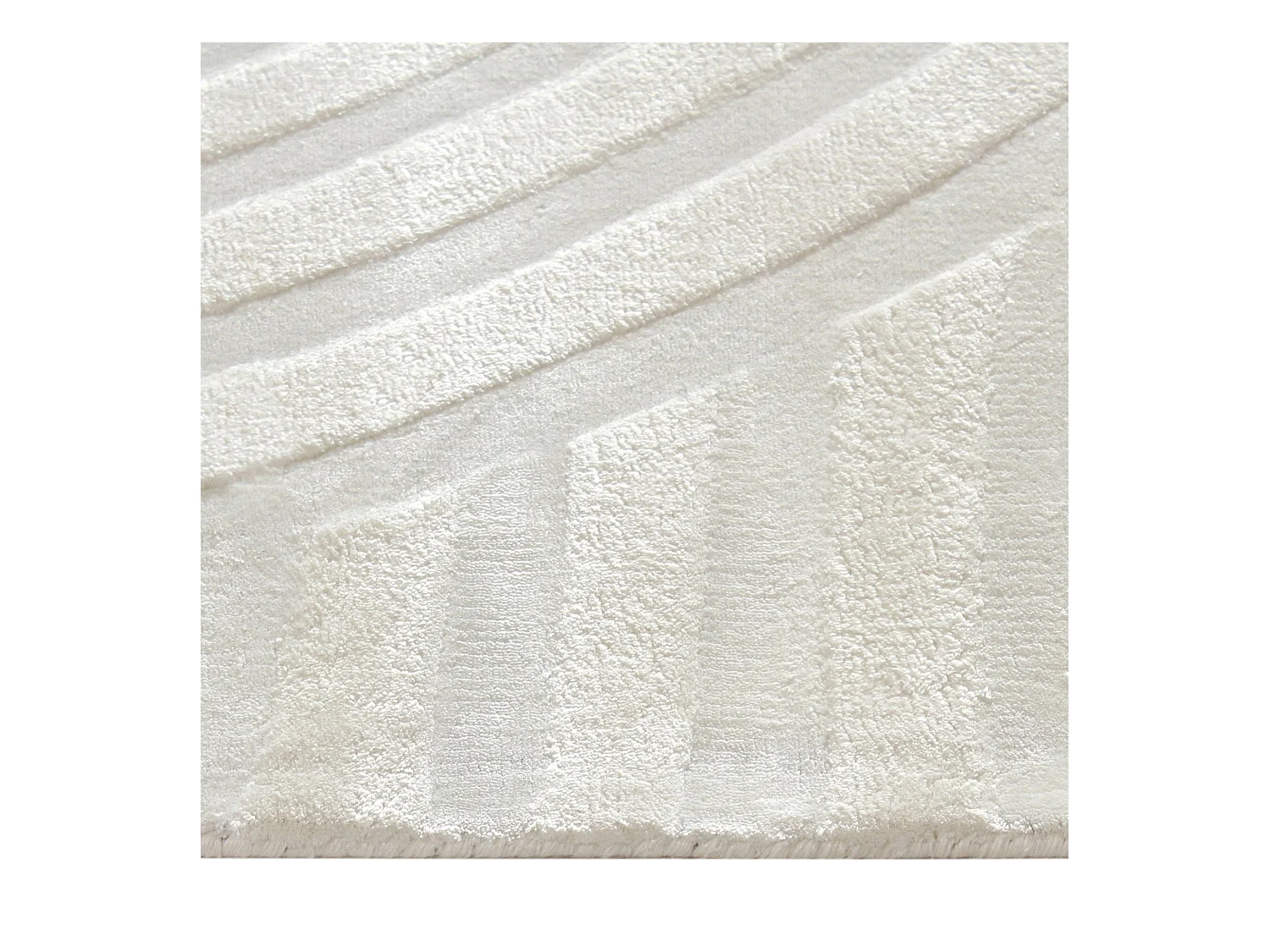 Tapis rectangulaire 300x400cm blanc cassé DANA