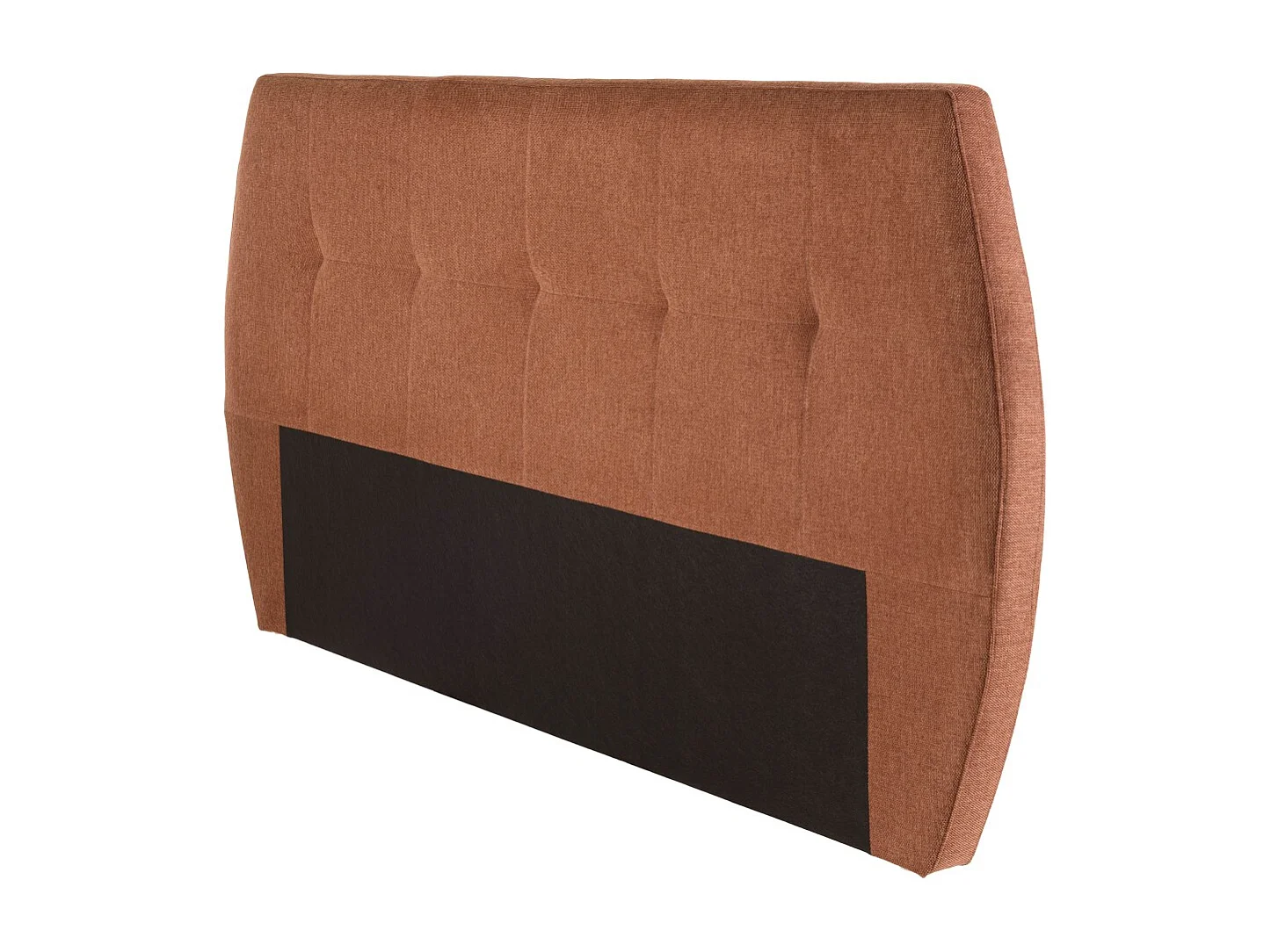 ARTHUR - Tête de lit rembourrée pour lits 140/160cm couleur terracotta