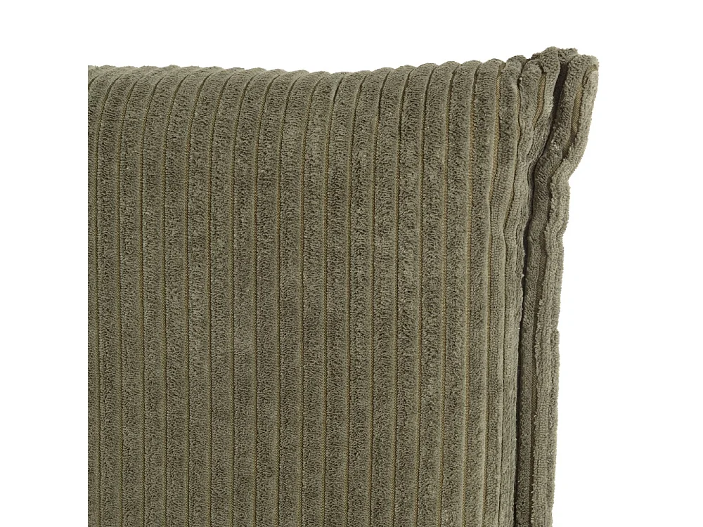 ARTHUR - Tête de lit rembourrée pour lits 140/160cm velours côtelé vert