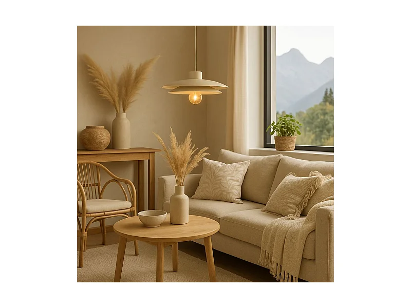 Suspension beige métal, wubbo