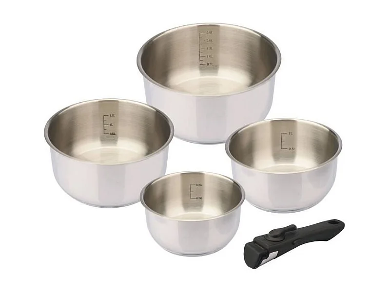 4 Casseroles - BAUMALU - COMETE - Tous feux dont induction - 14 a 20 cm