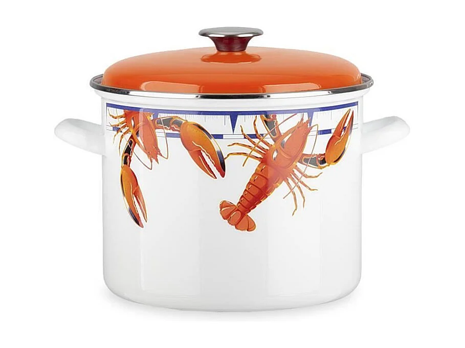 Traiteur - BAUMALU - Tous feux dont induction - Émail 26 x 20 cm - Décor HOMARD