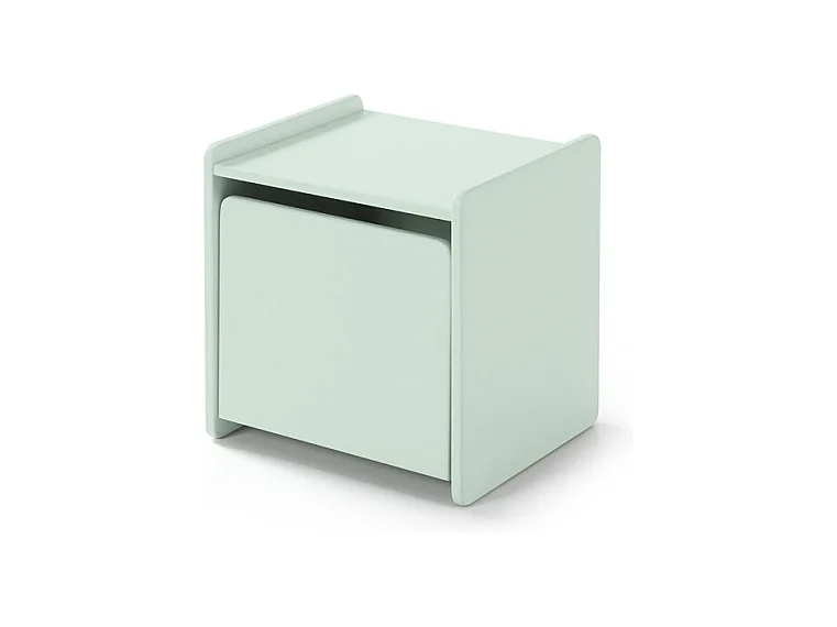 Aulia - Table de chevet enfant en bois - Vert menthe