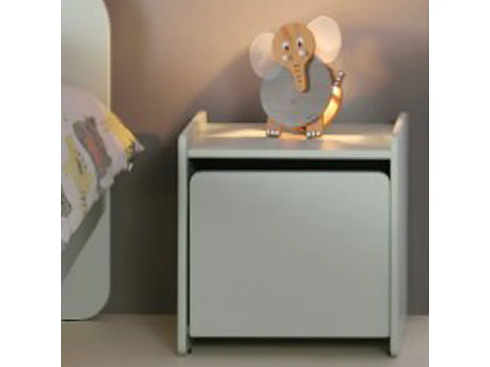 Aulia - Table de chevet enfant en bois - Vert menthe