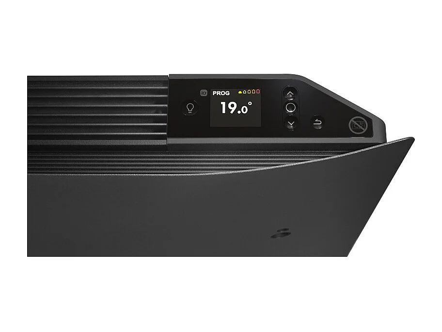 Radiateur connecté lumineux horizontal DIVALI 1250W gris étoilé ATLANTIC 507625