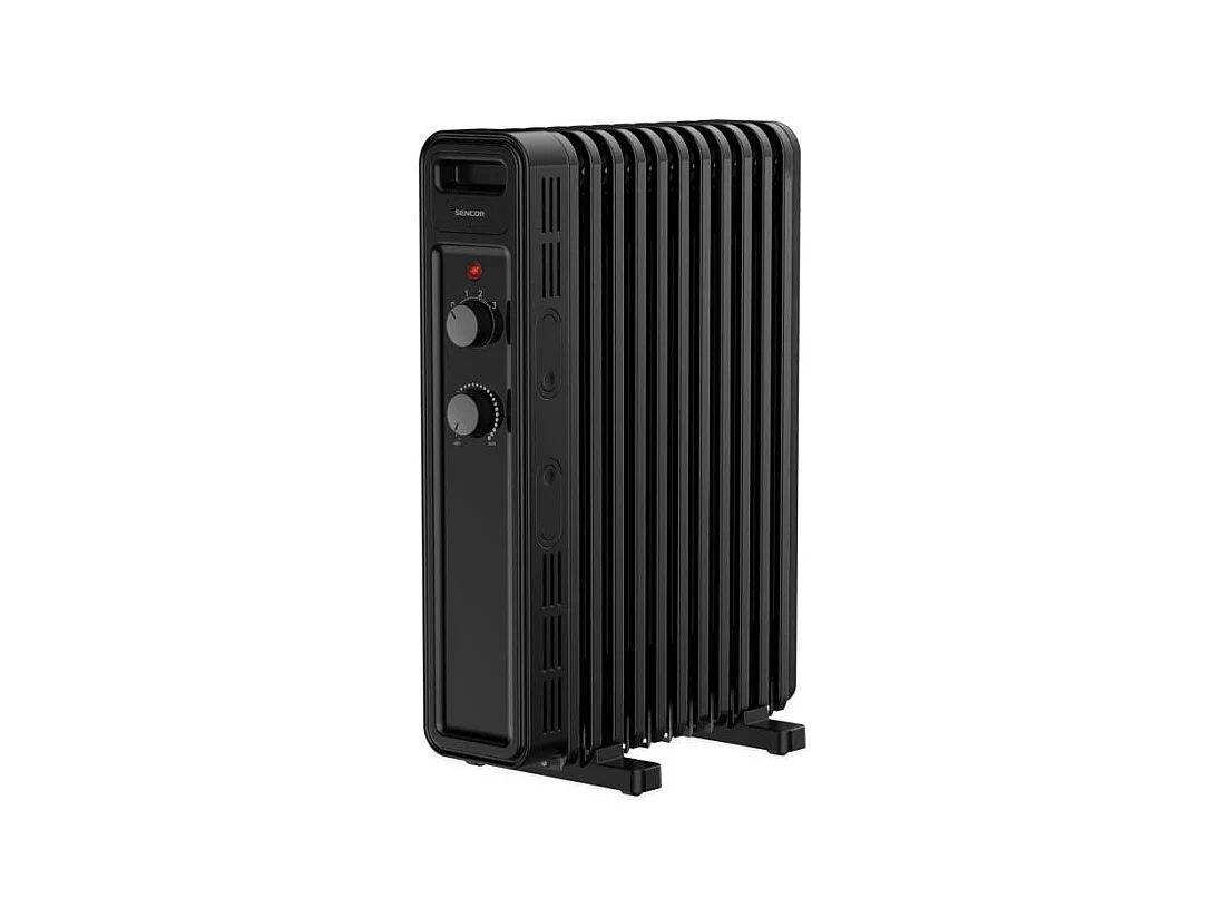 Radiateur électrique bain d'huile - SENCOR - SOH 3511BK - 2300 W - 2 boutons - Noir