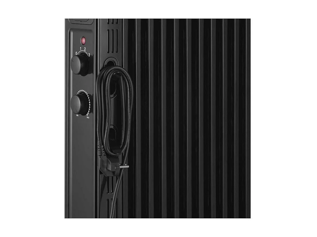 Radiateur électrique bain d'huile - SENCOR - SOH 3511BK - 2300 W - 2 boutons - Noir