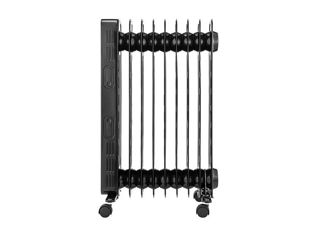 Radiateur Electrique Bain d'Huile 2000W OCEANIC - 3 Puissances - Thermostat Electronique - Télécommande - Mobile - Noir