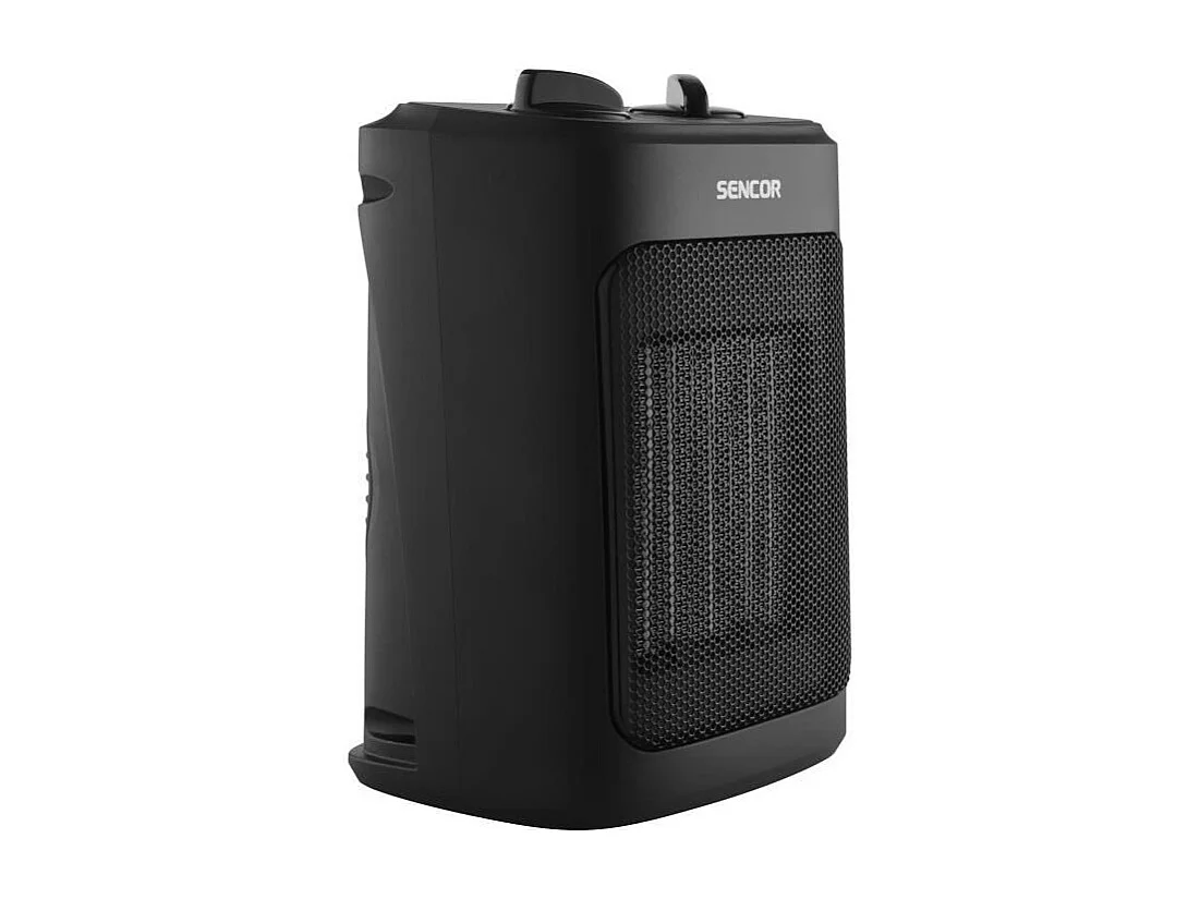 Radiateur en céramique - SENCOR - SFH 7601BK - Jusqu'a 2000 W - 3 niveaux de chauffage - 10 / 15 m² - 60 dB - Noir