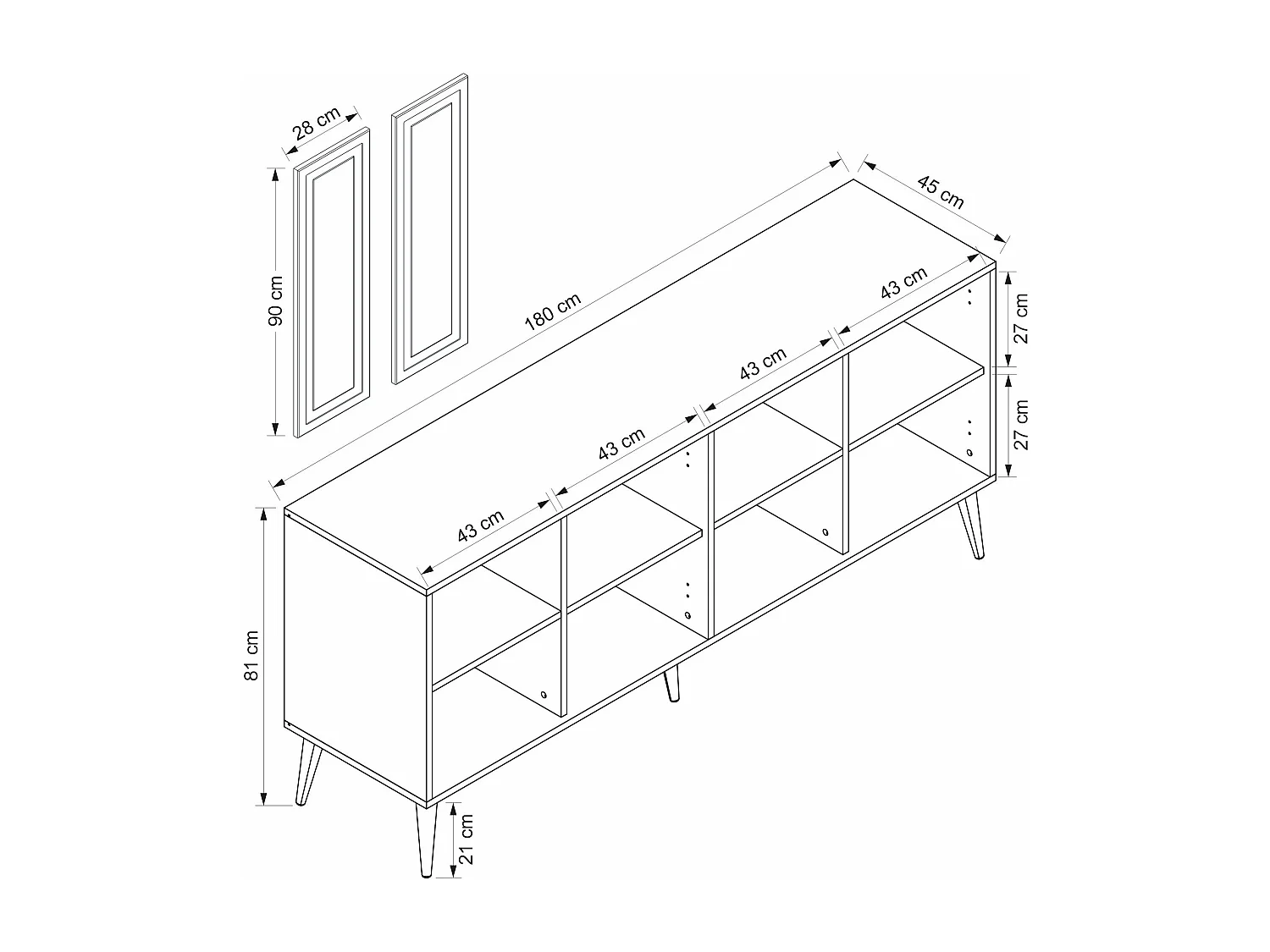 Prime Sandstone Sideboard