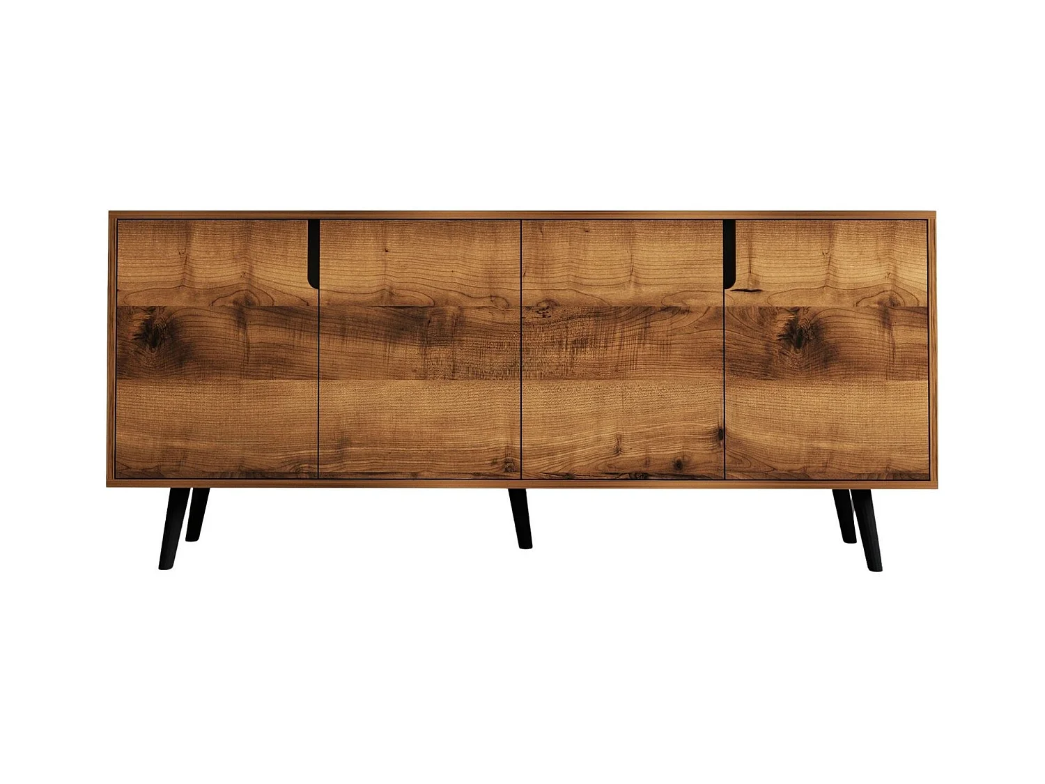 Buffet – 180 cm – Noyer – Panneau de particules mélaminé