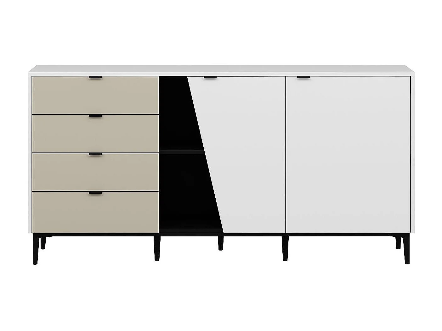 Credenza Yelena - Bianca Nera Arenaria