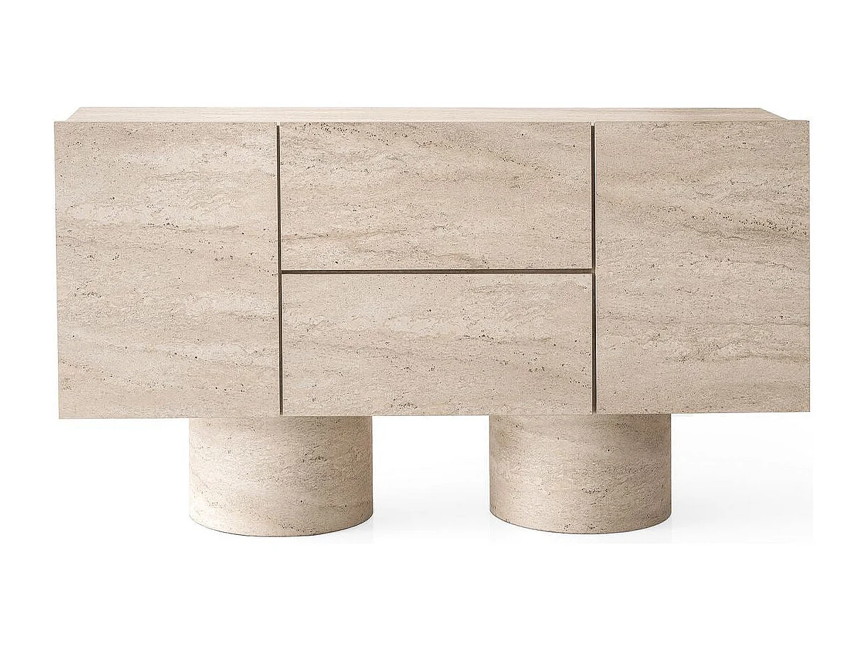 Buffet – 150cm x 87cm x 42cm – Travertin – MDF