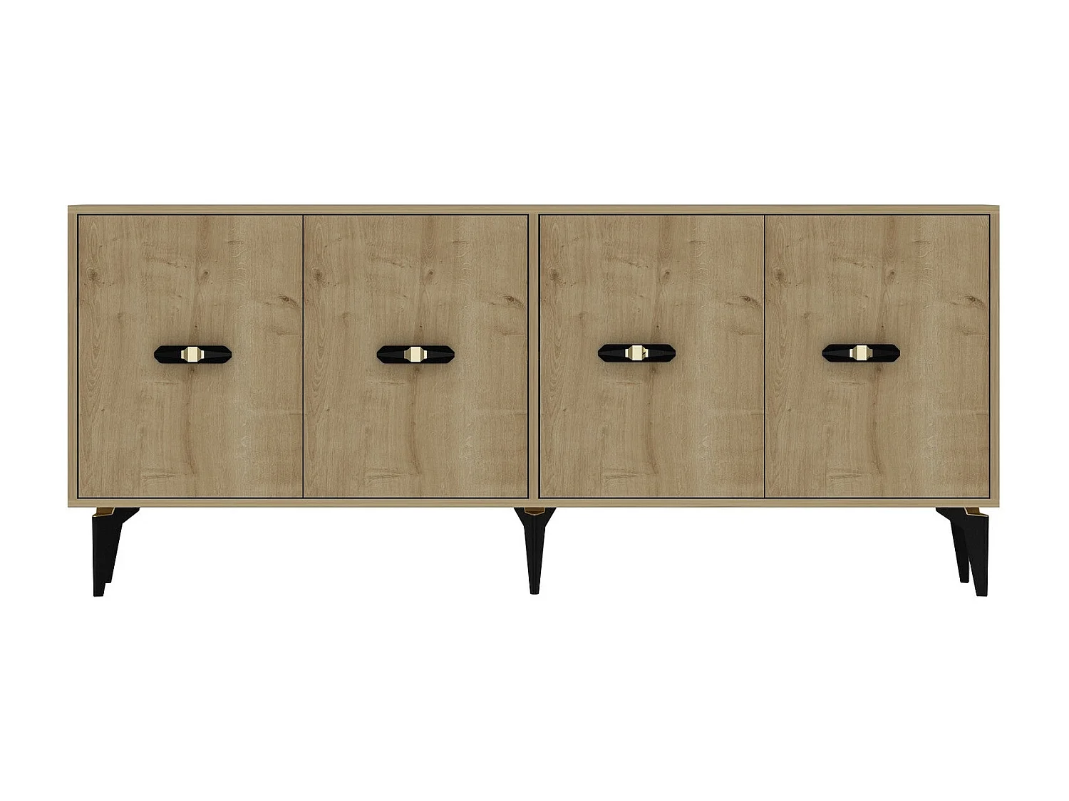 Credenza – 180 cm x 82,6 cm x 35 cm – Rovere Zaffiro – Truciolare melaminico