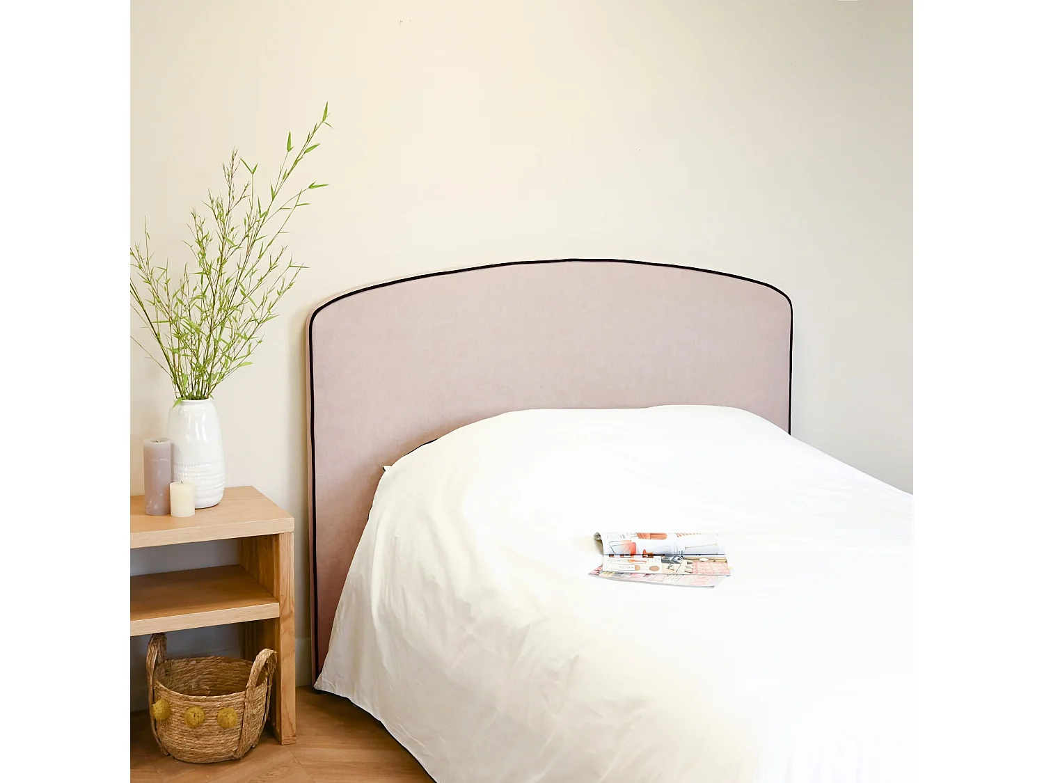 Tête de lit RONDA 160 cm rose - Someo