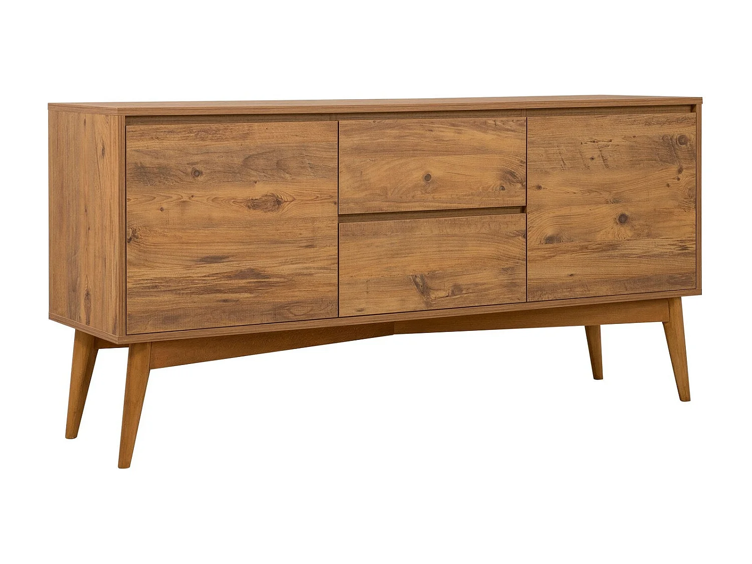 Buffet – 170 cm x 82,5 cm x 45 cm – Pin Atlantique – Panneaux de particules