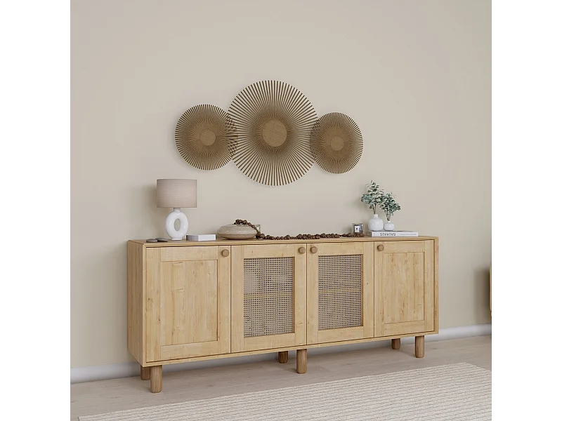 Aparador – 180 cm x 75 cm x 40 cm – Nogal – MDF