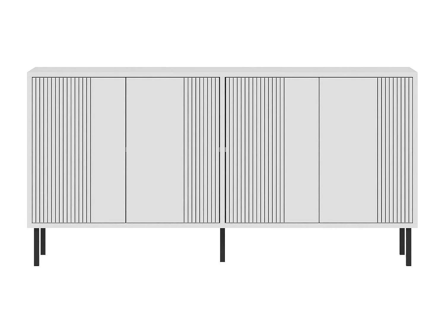 Aparador – 150 cm x 75 cm x 36 cm – Blanco – MDF
