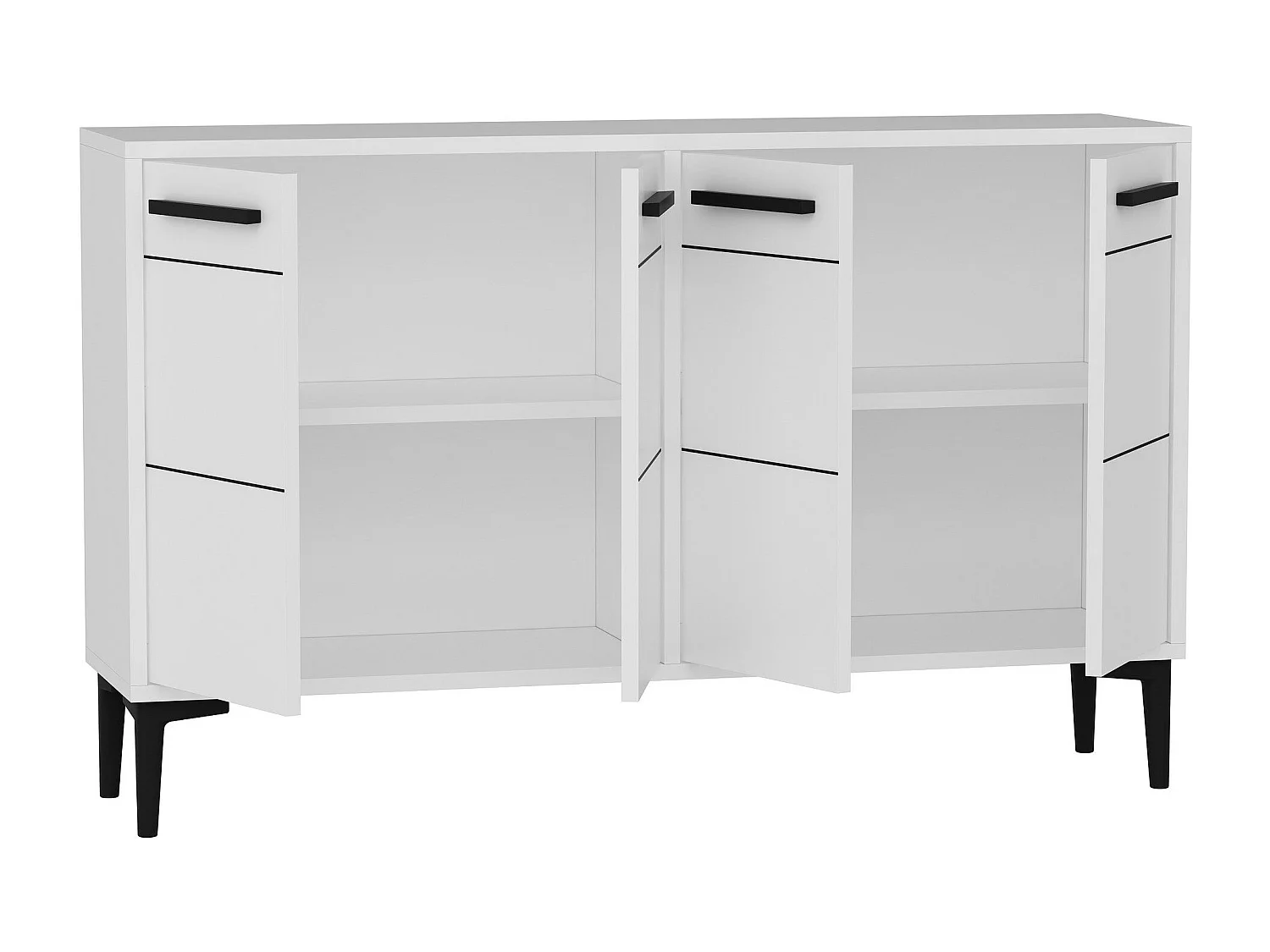 Buffet Alnitak 120cm Blanc