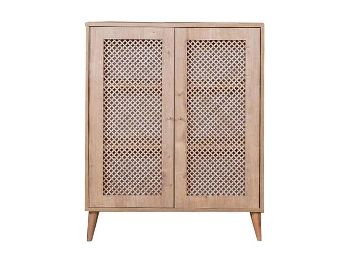 Credenza in rovere – 90 cm x 105 cm x 41 cm – Rovere – Truciolare rivestito in melaminico, MDF e legno di pino