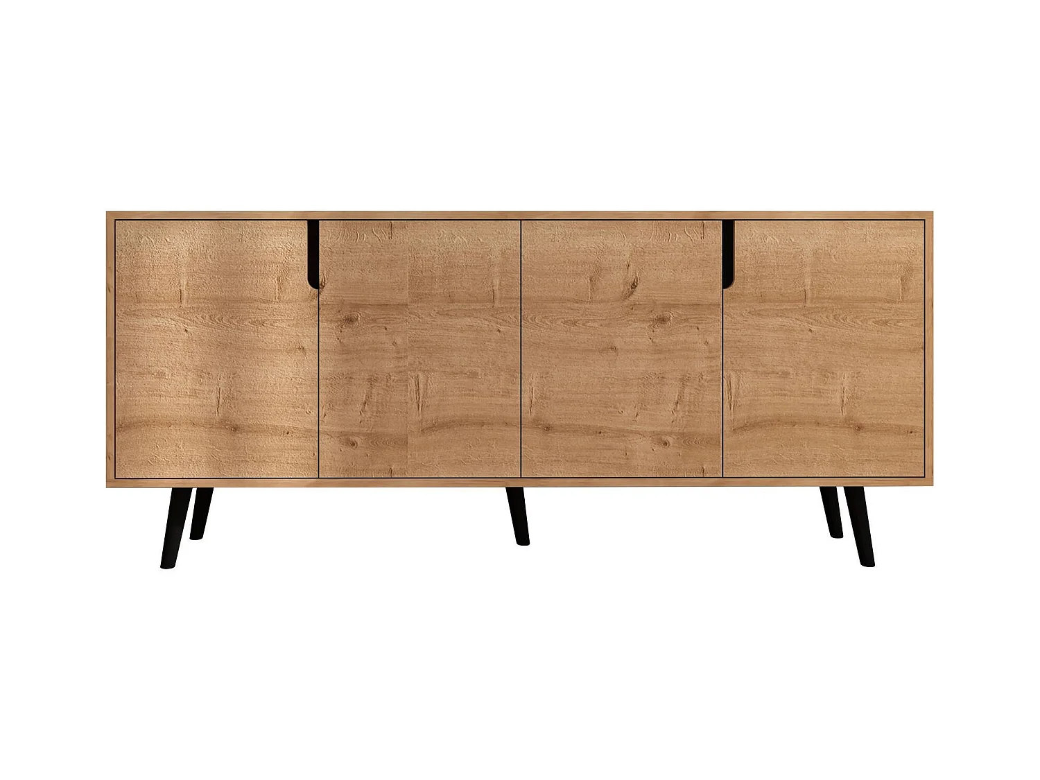 Buffet – 180 cm x 80 cm x 45 cm – Chêne saphir – Aggloméré