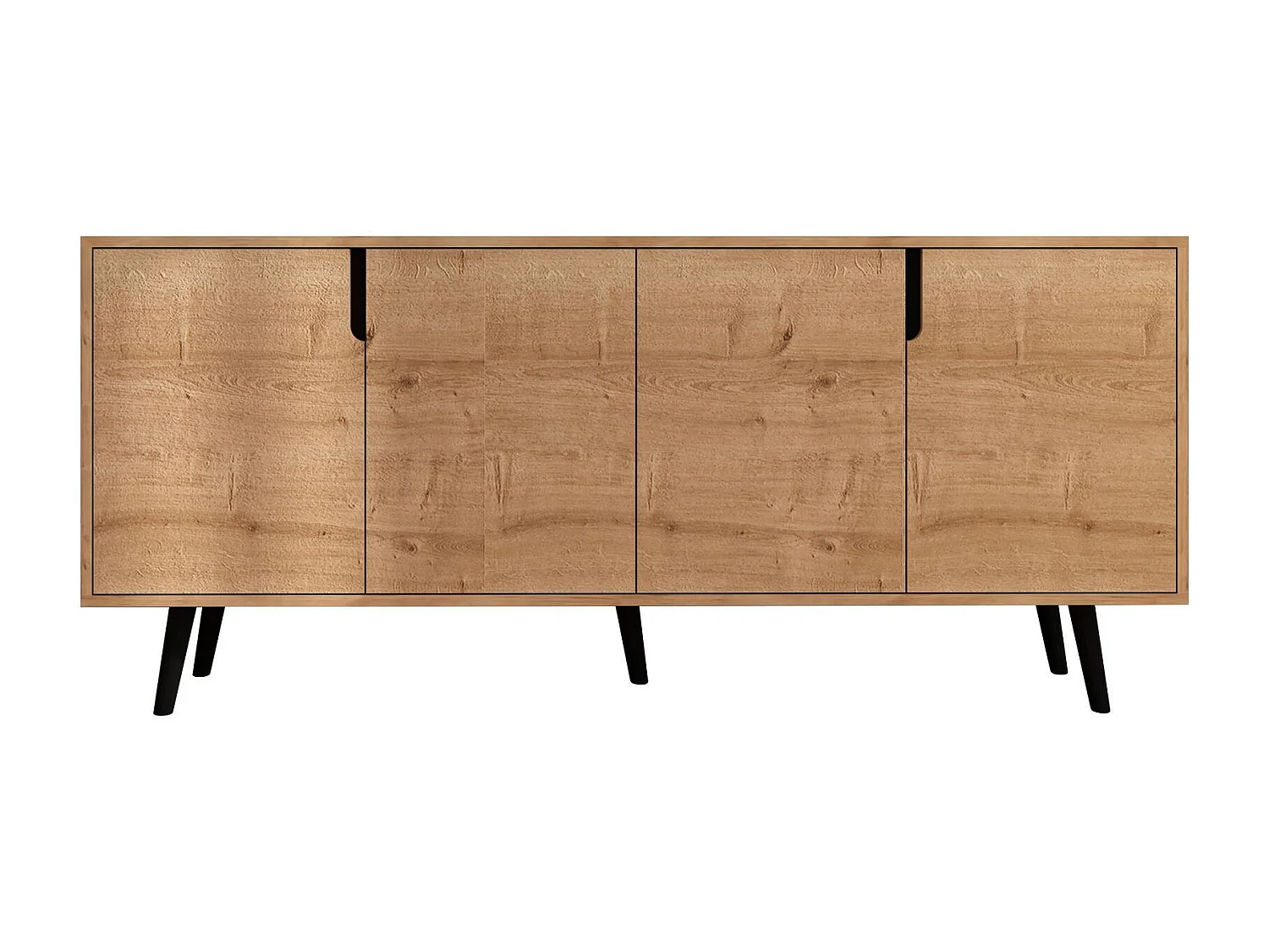 Buffet – 180 cm x 80 cm x 45 cm – Chêne saphir – Aggloméré