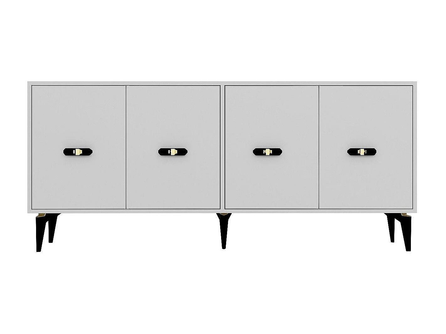 Melamine gecoat spaanplaat dressoir – 180 cm – Wit