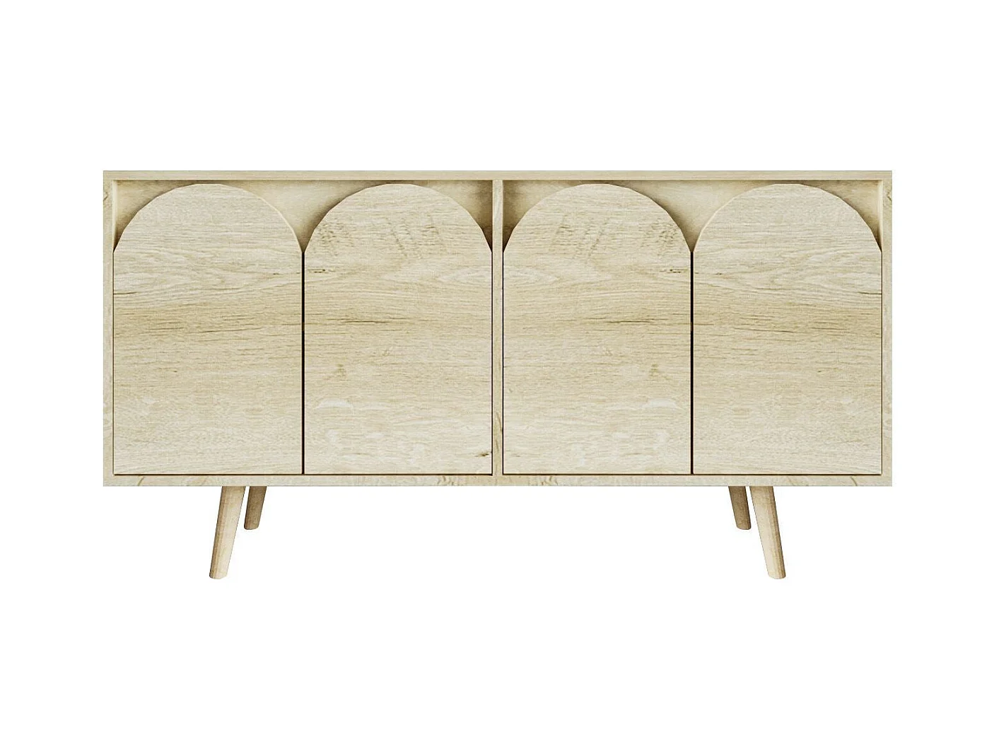 Buffet – 150 cm – Chêne Saphir – Panneau de particules mélaminé