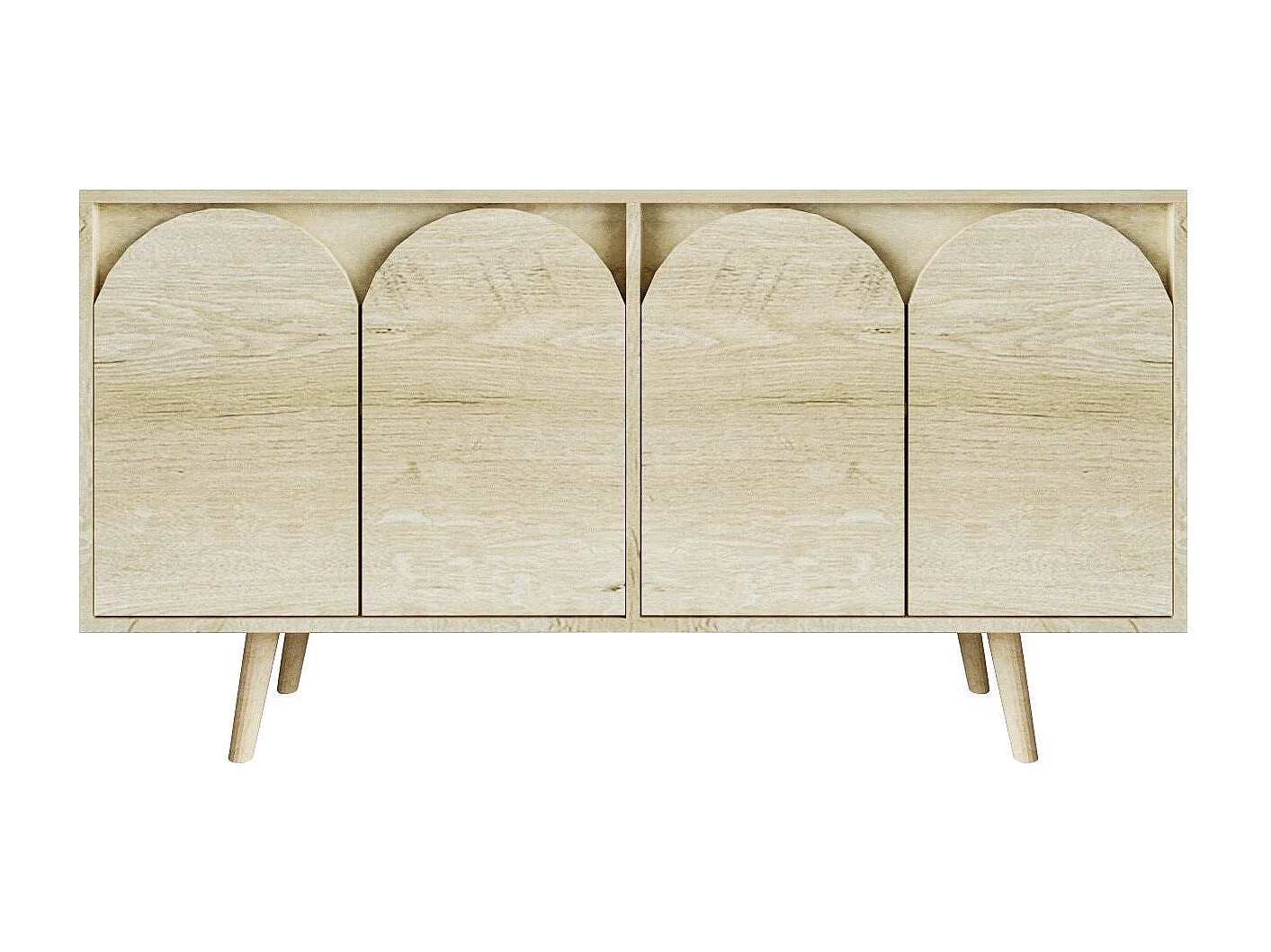 Buffet – 150 cm – Chêne Saphir – Panneau de particules mélaminé