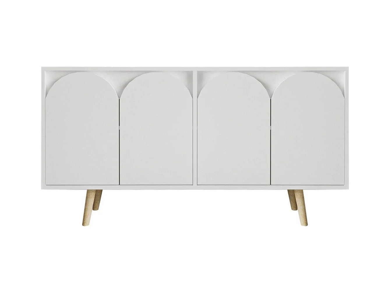 Buffet – 150 cm – Blanc – Aggloméré
