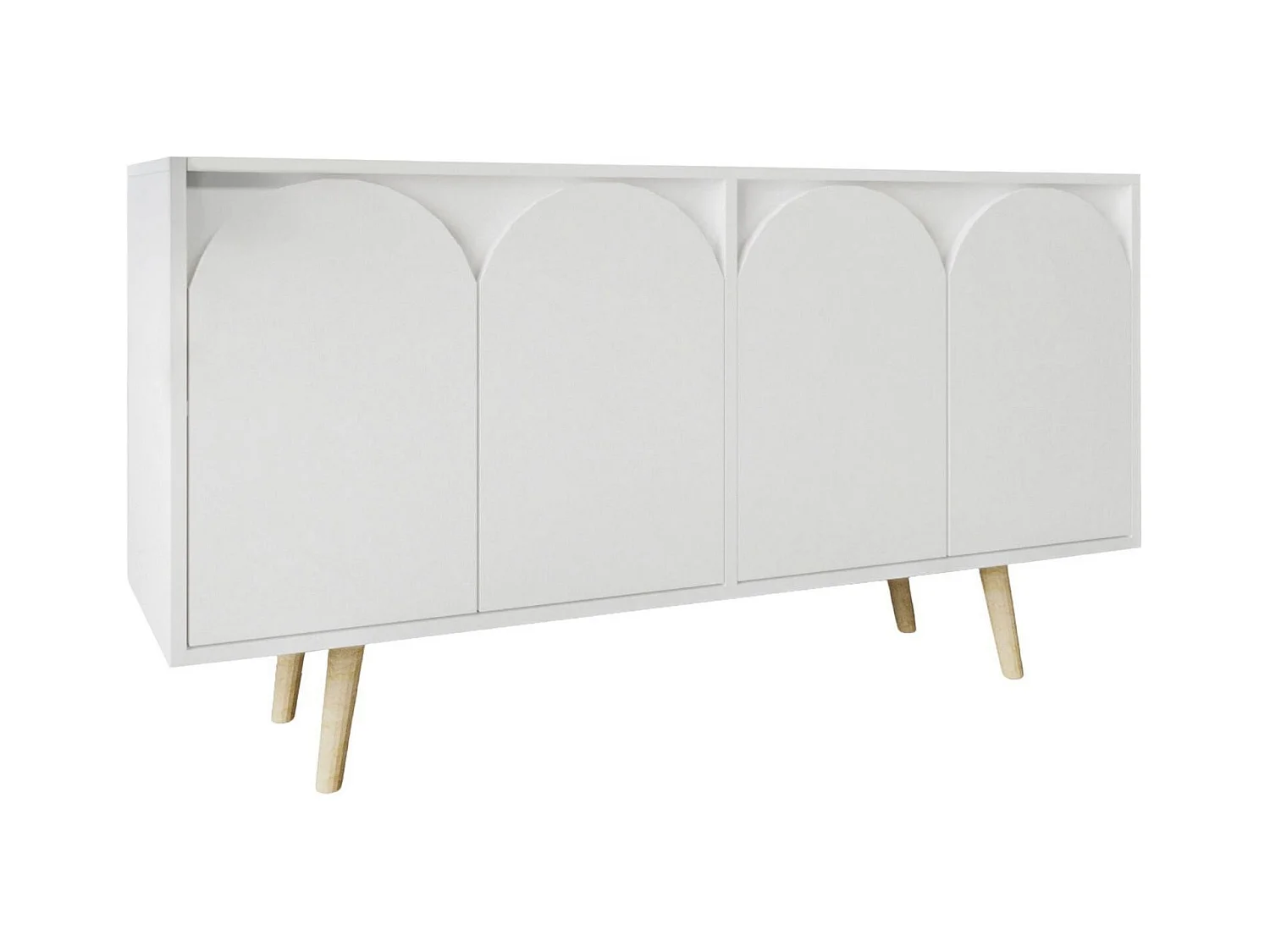 Buffet – 150 cm – Blanc – Aggloméré