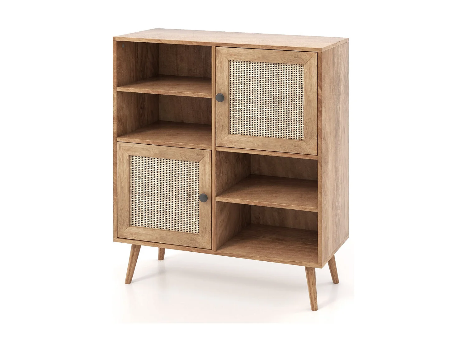 Buffet de cuisine en rotin – 80 x 29,5 x 97 cm – Naturel