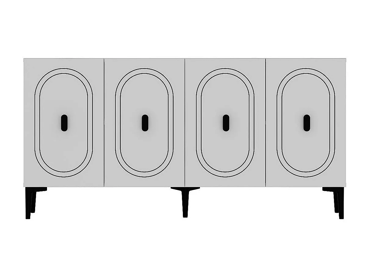Komoda – 150 cm – Biała – MDF